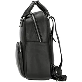 Picard Luis 7116 Rucksack für Damen aus Rindsleder in der Farbe Schwarz, 33x24x12 cm, 7116851001