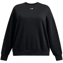Under Armour Rival Fleece Oversized Pullover Damen 001 - black/white 3X