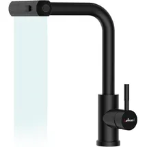 luxuskollektion Wasserfall Wasserhahn Küche Schwarz