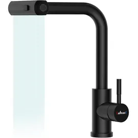 luxuskollektion Wasserfall Wasserhahn Küche Schwarz