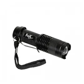 Fox Mini LED Taschenlampe schwarz