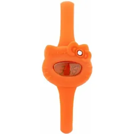 HELLO KITTY HK7123L-23 27 mm Gehäuse Orange Silikonarmband Orange