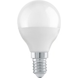 EGLO E14 LED Lampe dimmbar in Stufen, Glühbirne in Tropfenform zum Dimmen mit Lichtschalter, 4,9 Watt (entspricht 40 Watt), 470 Lumen, Leuchtmittel warmweiß, 3000 K, Glühlampe P45, Ø 4,5 cm