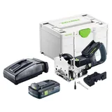 Festool DFC 500 E-Basic Akku Dübelfräse 18 V 4 - 10 mm + 1x Akku 4,0 Ah + Ladegerät