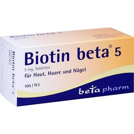 betapharm Arzneimittel GmbH Biotin Beta 5 Tabletten