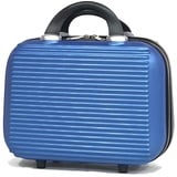 CELIMS - Reise-Kulturbeutel 30cm | Hartschalen ABS Kosmetikkoffer | Hängende Kulturtasche | Blau