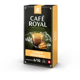 Café Royal Lungo Schüümli 100 Kapseln für Nespresso Kaffee Maschine - 6/10 Intensität - UTZ-zertifiziert Kaffeekapseln aus Aluminium | 10 Pack × 10 Kapseln