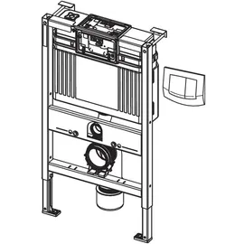 TECE base WC-Set mit Uni-Spülkasten inklusive Ambia WC-Betätigungsplatte Bauhöhe 820mm, Weiß