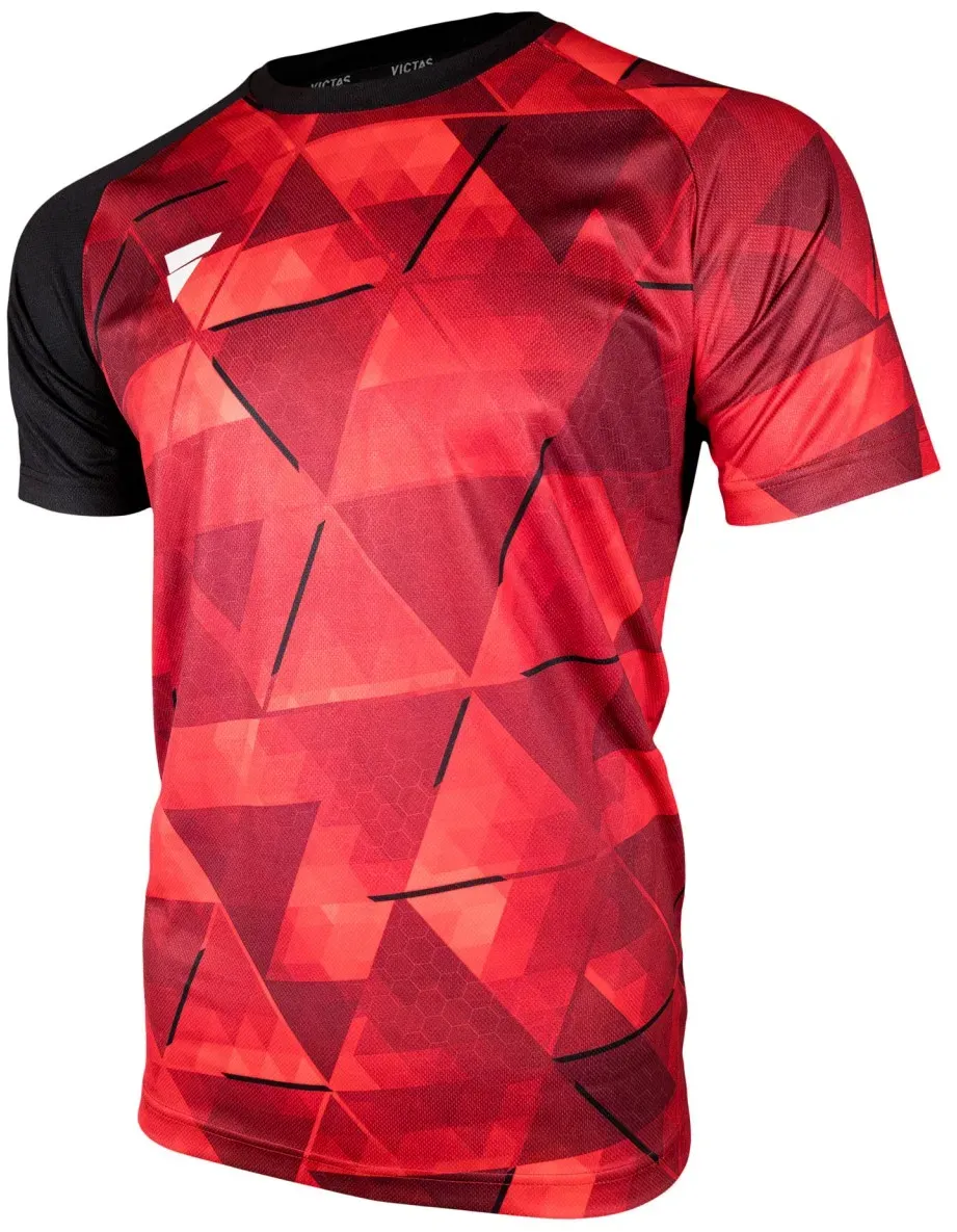 Victas T-Shirt 227 rot/schwarz XXL - XXL