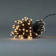 Nedis LED-Lichterkette Schnur 96 LED's 7,20 m Warmweiß Schwarz
