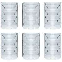 Intirilife Doppelwandiges Teeglas 0,19 l 6-tlg.