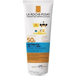 La Roche Posay Anthelios Sonnenmilch für Kinder LSF 50+: Effektiver Sonnenschutz mit Mexoryl 400 Filtertechnologie und Antioxidantien + Lipikar Baume Ap+M Körperbalsam Mini  Gratis