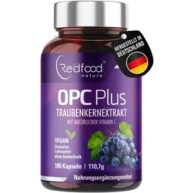 Redfood OPC Traubenkernextrakt Plus Kapseln 180 St.