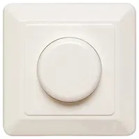 EHMANN T46.03 Unterputz Dimmer Geeignet für Leuchtmittel: LED-Lampe, Energiesparlampe, Glühlampe, Halogenlampe Weiß