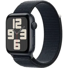 Apple Watch SE 2023 GPS 44 mm Aluminiumgehäuse mitternacht, Sport Loop mitternacht