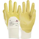 Honeywell KCL Handschuhe Sahara 100 Gr.10 gelb Nitril L.250mm KCL m.Strickbund