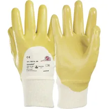 Honeywell KCL Handschuhe Sahara 100 Gr.10 gelb Nitril L.250mm KCL m.Strickbund