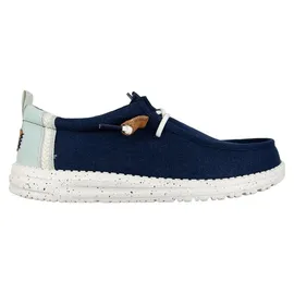 HEYDUDE Wally Craft Linen Herren Navy 42