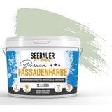 SEEBAUER diy® | Premium-Fassadenfarbe für Außen | Universelle Fassadenfarbe Grün | Gute Deckkraft und Farbintensität | Verschiedene Trendfarben (300 ml, No. 715 Harmonic Fennel)