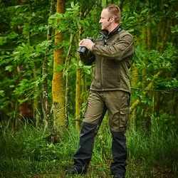 Scheibler Jagdhose Taunus - oliv;schwarz - 56