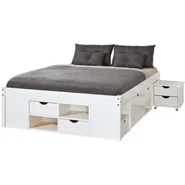 Interlink Funktionsbett Till 160 x 200 cm weiß
