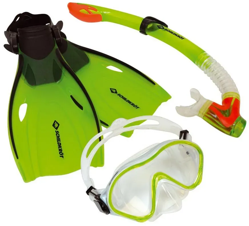 Schildkröt Schwimmbrille Junior Schnorchel Set Bermuda 33-38, Wassersport