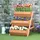 Outsunny Vertikales Hochbeet 65 x 75 x 76 cm Braun
