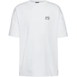 Kleinigkeit Okaaay lets go T-Shirt Herren in white, Größe M - weiß