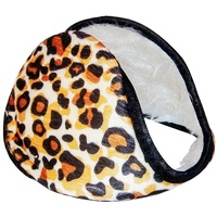 Ohrenwärmer OHRENWÄRMER mit Innenfell Ohrenschützer (Leopardmuster, Plusch) Ohrwärmer Ohrenschutz Earmuffs