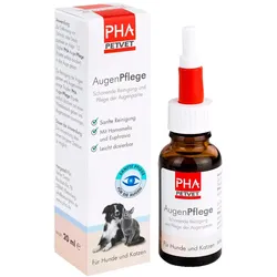 PHA AugenPflege Tropfen für Hunde und Katzen 20 ml Tropfen