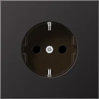 Jung Schuko-Steckdose Schwarz 1 St.