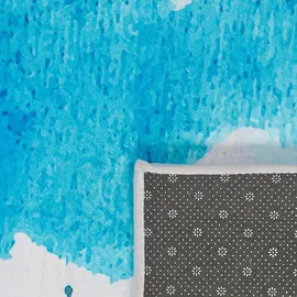 Beliani Teppich BOZAT Blau 160 x 230 cm