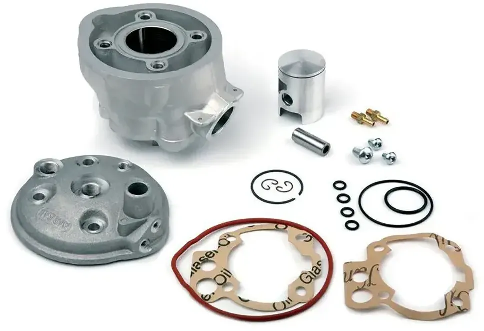 Airsal Minarelli Am3/am4/am5/am6 Big Bore 48 Mm Zylinderkit - Silver - One Size