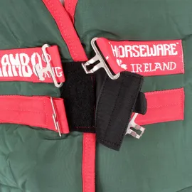 Horseware Rambo Original Turnout Lite 0g - Green/Red 140