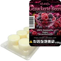 WonderWax Duftwachs Wax Melts für Duftlampe, 6 Kreise Duftmelt Wachsmelt Sojawachs Duftwachs Würfel für Raumdüfte, Wachs Duftöl Winter Indoor Schmelzen für Aromalampe Gezuckerte Beeren