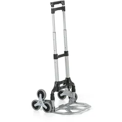 Treppenkarre mit 3-Stern-Rädern, Traglast 80 kg, Räder aus thermoplastischem Gummi