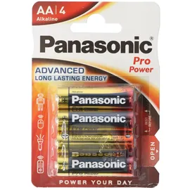 Panasonic Pro Power Mignon AA LR6 Alkaline 4er Blister