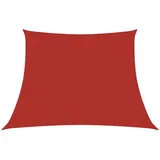 vidaXL Sonnensegel 160 g/m2 Rot 3/4x2 m HDPE