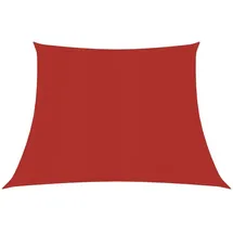 vidaXL Sonnensegel 160 g/m2 Rot 3/4x2 m HDPE