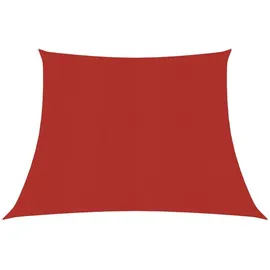 vidaXL Sonnensegel 160 g/m2 Rot 3/4x2 m HDPE