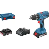 Bosch GSR 18V-21 Professional inkl. 2 x 2 Ah + L-Case 06019H100A