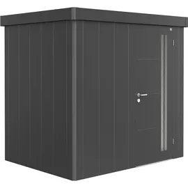 Biohort Gerätehaus Neo 1B 2,36 x 1,8 m dunkelgrau Standardtür