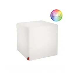 Moree Cube Beistelltisch / Hocker Outdoor LED Akku