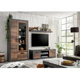 Home Affaire Wohnwand BROOKLYN, (3-St) grau