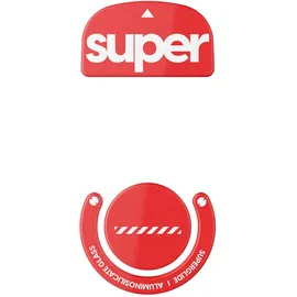 pulsar gaming gears Superglide Mausfüße für Logitech G Pro X Superlight (Rot, Superglide 2), LGSSGR2