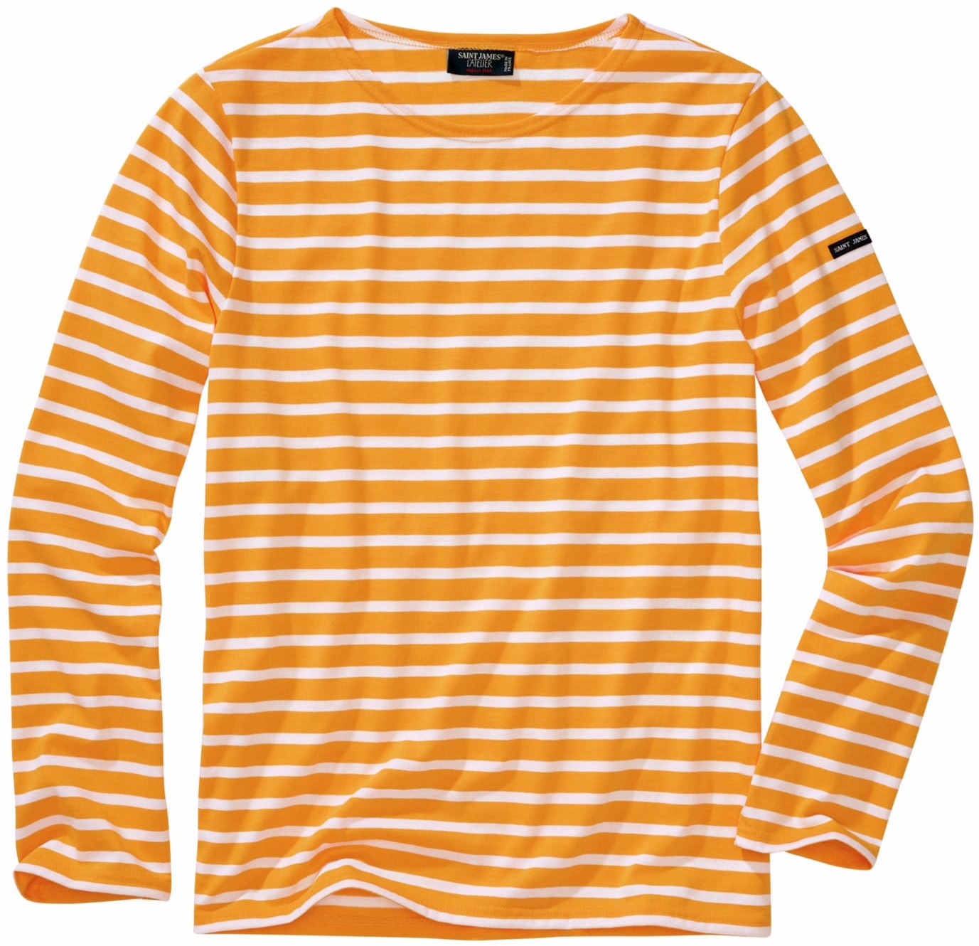 Saint James Herren Bretagne-Shirt orange XL - XL