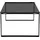 PLACES OF STYLE Couchtisch PLACES OF STYLE "Simsbury", schwarz (rauchfarbenes glas, schwarz, schwarz, rauchfarbenes glas), B:110cm H:45cm T:70cm, Tische, Eckige Couchtische Glas-Couchtisch, Tischplatte aus gehärtetem Glas 0,8 cm, Gestell aus Metall, Höhe 45 cm