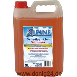 Alpine Scheibenklar Sommer 1:10 5 Ltr. Kanne