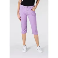 MAC Caprihose Capri-Summer-Clean Kniebedeckend mit kleinem Schlitz am Saum