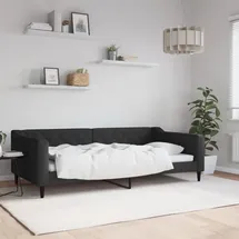 vidaXL Tagesbett 100 x 200 cm Schwarz